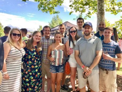 Chemistry graduate students enjoying a summer beer festival in Blacksburg!