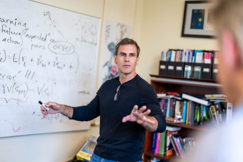 Read Montague. Read Montague bridges the gap between theory and practice, transforming complex computational models of the brain into meaningful applications that deepen our understanding of human decision-making and mental health. Virginia Tech photo by Clayton Metz.